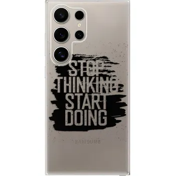 Pouzdro na mobilní telefon Odolné silikonové pouzdro iSaprio - Start Doing - black - Samsung Galaxy S24 Ultra