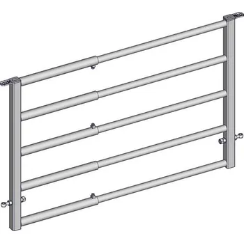 Pevné hrazení pro skot 5-trubkové JOURDAIN - EX5 nastavitelné 1/2 m