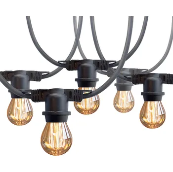 Kobi Venkovní dekorační řetěz 15 m, 15 x E27, IP44