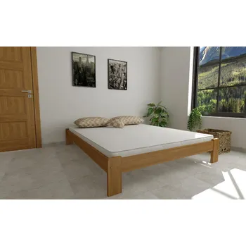 Postel Postel z masivu borovice Adam 140x200 cm olše + rošt ZDARMA