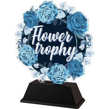 Poháry Bauer Akrylátová trofej FA200M32 | Květinová edice