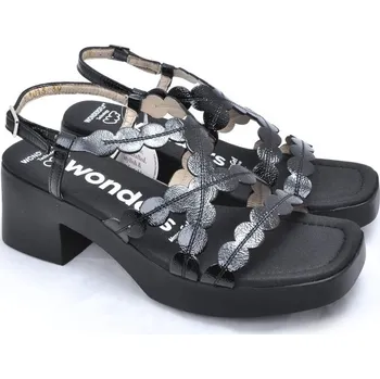 Dámské sandále Wonders D-1013 černá, vel. 40