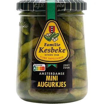 Koření Cornichons, Miniokurky Familie Kesbeke 235ml
