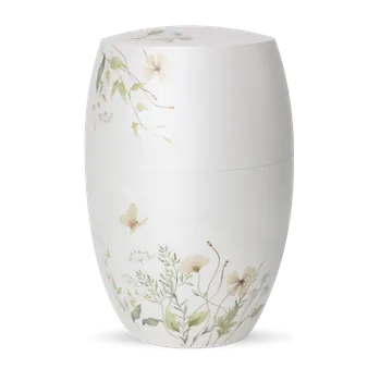 Smuteční dekorace Ekologická urna Botanique - Louka, oranžová