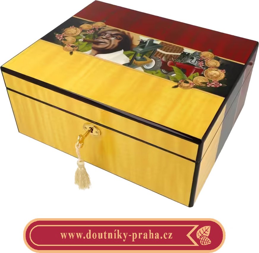 Humidor na doutníky Highgloss Cigarman