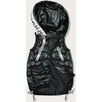 Dámská vesta Dámská vesta v army barvě se stahovacími lemy (16M9115-136) odstíny zelené L (40)