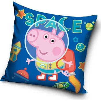 Polštář Povlak na polštářek Prasátko Peppa Tomík Malý Astronaut
