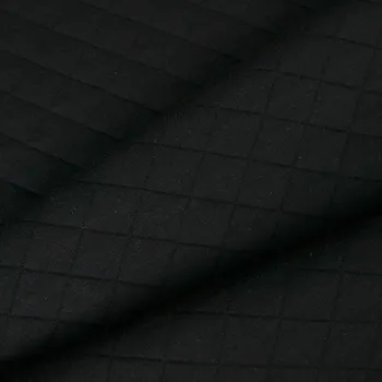 Takoy Prošívaná teplákovina černá metráž