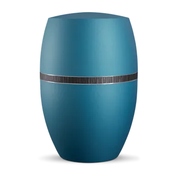 Smuteční dekorace Ekologická urna Veta - Tyrkysová