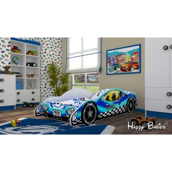 Postel zenit modré 180/90 cm + matrace