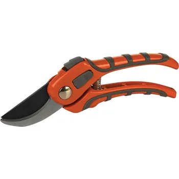 Nůžky na větve Nůžky zahradnické polokruhové 215 mm s pojistkou, černo-oranžové, RAMP
