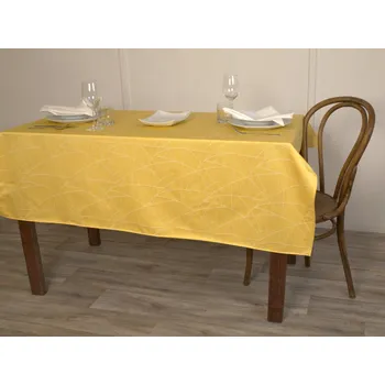 ubrus HEDVA ČESKÝ BROKÁT Ubrus Odaska osení žlutá Rozměr ubrusu: standard 120x140