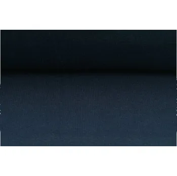 Oboulícní úplet, tričkovina, tmavě modrá, látky, metráž - šíře 2 x 42 cm - TUNEL