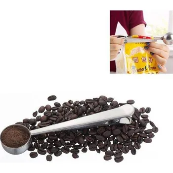 Odměrka Klips na potraviny 2v1 | odměrka na kávu kovová