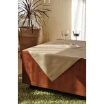 Ubrus teflon UNI béžová 7308 140x220 ovál