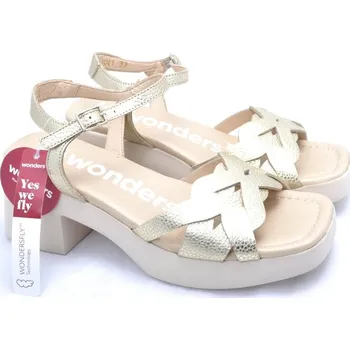 Dámské sandále Wonders D-1011 zlatá, vel. 41