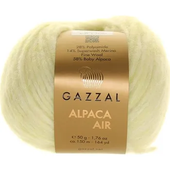 Příze Příze Alpaca Air, 91, smetanově zelenkavá