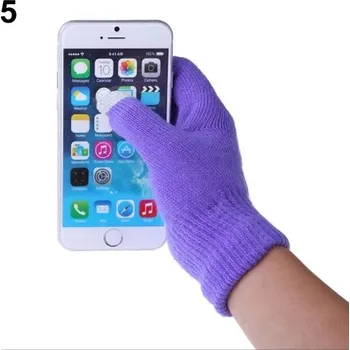 Rukavice Rukavice zimní | dotykové rukavice - NACHOVÝ