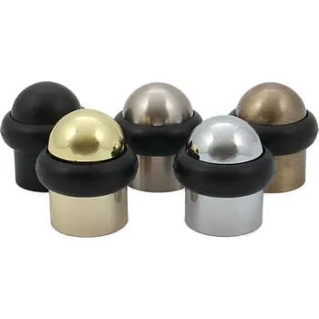 Doraz dveřní s ochrannou gumou, nikl, XL-TOOLS