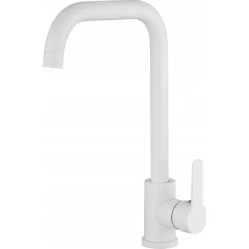 Vodovodní baterie Gamma Steel, stojánková dřezová baterie h-320, bílá, GMA-BSK-WH