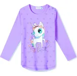 Dívčí tričko - KUGO HC0746, fialková Barva: Fialková, Velikost: 80