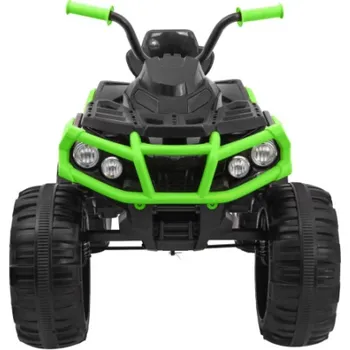 Dětské elektrovozidlo Elektrická čtyřkolka ATV černo-zelená
