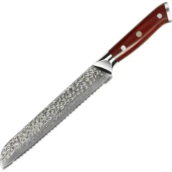 Kuchyňský nůž The Knife Brothers Rosewood nůž na pečivo damaškový 8"