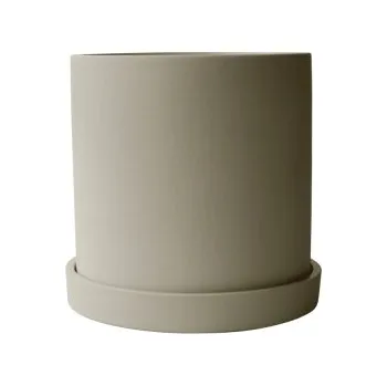 Květináč Keramický květináč s podmiskou Grow Pot Creme 13cm