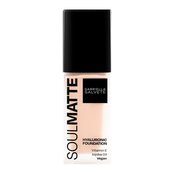 Make-up Gabriella Salvete Soulmatte Hyaluronic Foundation dlouhotrvající make-up s matným efektem 30 ml