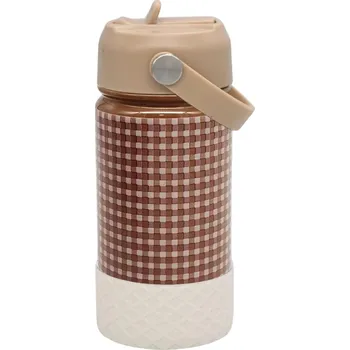 Láhev Termoláhev Mrs. Ertha - Vintage squares