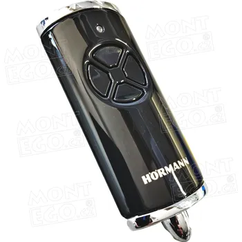 Ovladač Hörmann HSE 4 BS lesklý černý + kov, mikrovysílač , 868 MHz