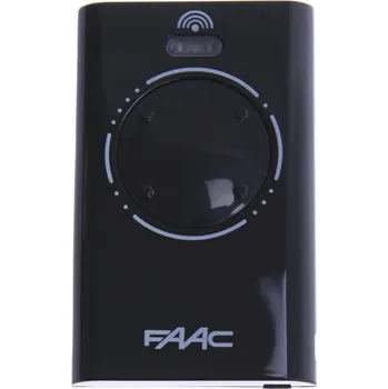 Dálkový ovladač vrat Ovladač FAAC XT4 868 SLH LRB, 4-kanálový dálkový ovládač pro pohony Faac, 868,35 MHz, černý