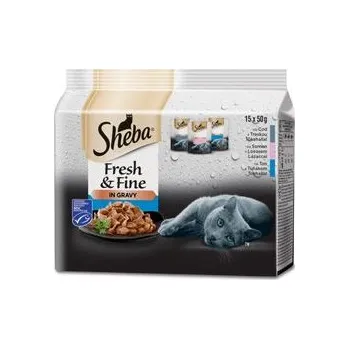Krmivo pro kočku Sheba kapsa Rybí výběr 15x50g
