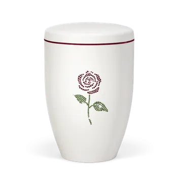 Smuteční dekorace Ekologická urna Krystal - Růže