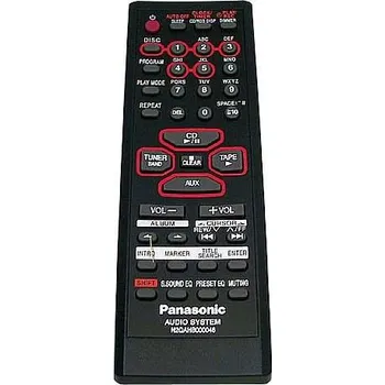 Dálkový ovladač N2QAHB000046 Panasonic. Náhradní dálkový ovladač jiného vzhledu.