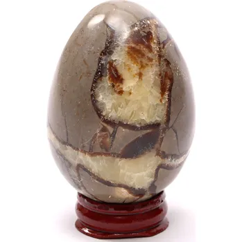 Drahý kámen Magieprirody.cz Septárie dračí vejce 67 mm 210 g + dřevěný podstavec #B443