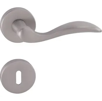 Dveřní kování TI - LEA - R 1948 rozety BB, klika/klika NP - Nikl perla (142)