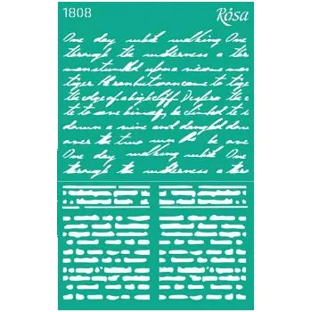 Šablona opakovatelně samolepící 13x20cm – 1808 (Šablona opakovatelně samolepící 13x20cm – 1808)