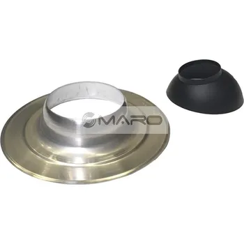 Brilon Serio Průchodka rovnou střechou DN100/60 a DN125/80, PP/hliník 0-15°, 52107331