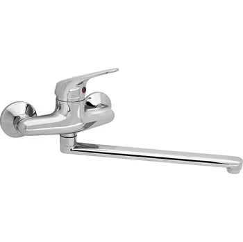 Vodovodní baterie Slovarm - TA.4011.A30-150 - Baterie dřezová nástěnná, ramínko ploché, L 300 mm, rozteč 150 mm - 480313