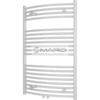 Radiátor Smart10 Roll Radiátor trubkový prohnutý se středovým připojením 935 x 450 mm, 380 W, bílý (doporučená topná tyč 400 W), ROLL RM 0935-0450-01