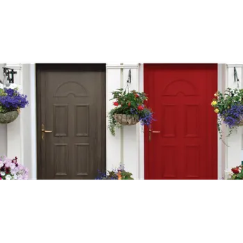 Vchodové dveře Vchodové dveře - kalkulace, Panty při pohledu ZEVNITŘ VLEVO, Kování klika/koule, Vnitřní barva Bílá, Samozavírač ANO, Počet skel 2 skla, Síla rámu 70mm, Typ skla Čiré vchodové-kalk