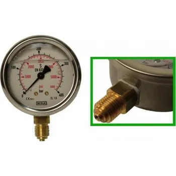 Manometr Fi 63 Bsp 1/4" Spodní rozsah 0-400 Bar Wika Wika 20434