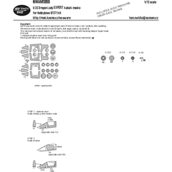 Plastikový model New Ware 1/72 Mask U-2C Dragon Lady EXPERT (HOBBYB 87271)