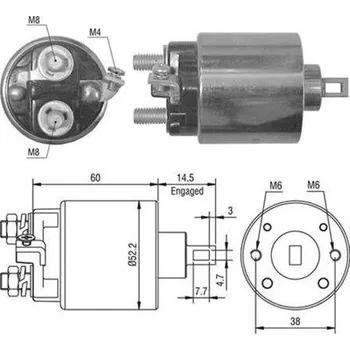 Elektromagnetický spínač, startér MAGNETI MARELLI MMAAME0022