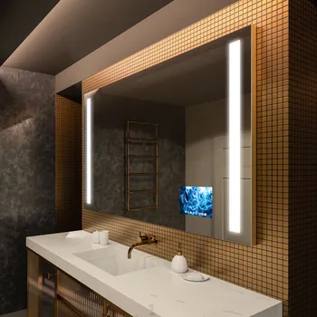 Zrcadlo Smart koupelnové zrcadlo s LED podsvícením L02 Řada Google