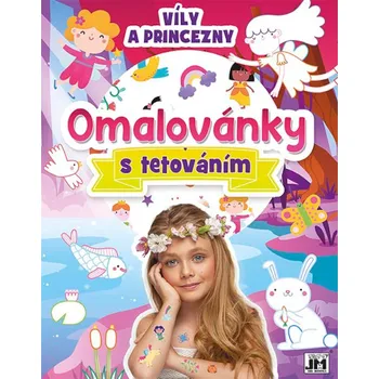 omalovánky Omalovánky A4 s tetováním Víly a princezny 947667