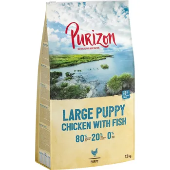 Krmivo pro psa 2x12kg Purizon Large Puppy kuře & ryba - bez obilovin