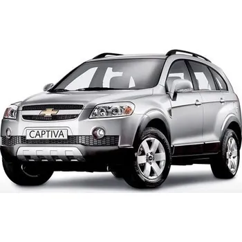 Nosič kol Příčníky Modula Oval Bar Open Rail Black Chevrolet Captiva 2006- s podélníky
