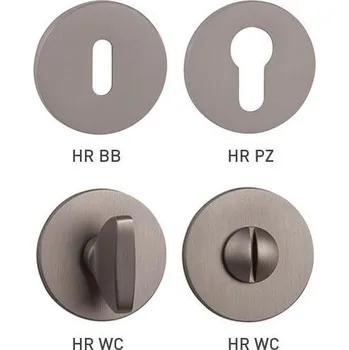 Dveřní kování TI - ROZETA - R 5S rozety WC NP - Nikl perla (142)